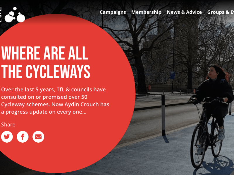 Where are all the&nbsp;Cycleways?